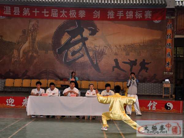 温县第十七届太极拳、剑、推手锦标赛开赛