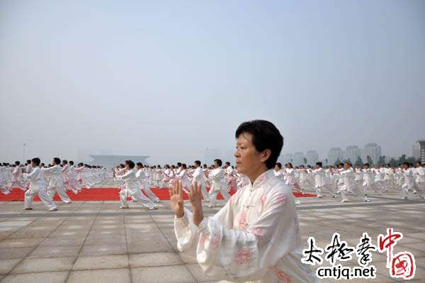 陈家沟拳师赴安阳交流表演