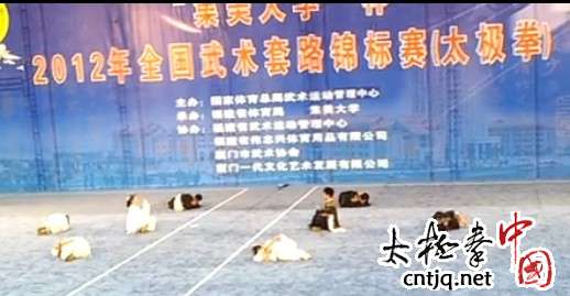全国武术锦标赛太极拳集体项目冠军福建队
