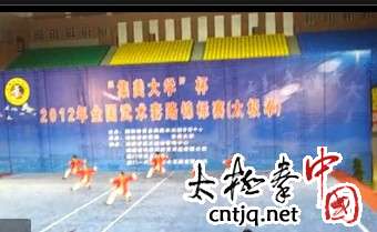 全国武术锦标赛太极拳集体项目第四名河北队