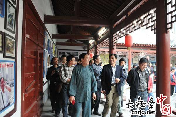 视频：西部书界书法研修班陈家沟参观交流