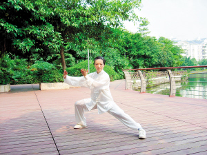 “８０后”迷上“复古”太极拳